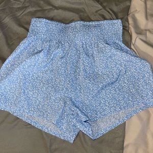 high waisted floral shorts
